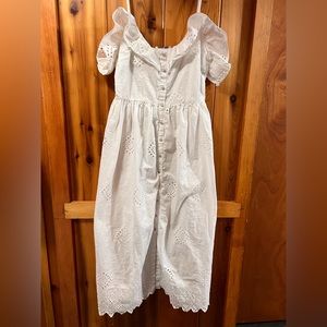 Zara eyelet dress size large